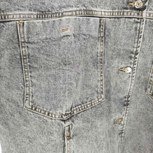 ザラ ZARA WASHED OVERSIZED JACKET ウォッシュ オーバーサイズ ジャケット レディース import:L