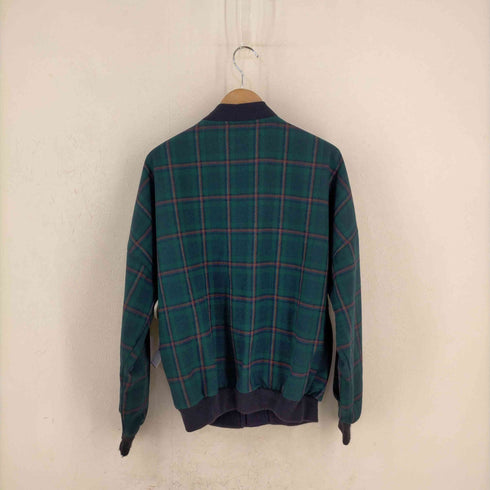 ペンドルトン PENDLETON MADE IN USA 三角タグ チェック柄 ウールカーディガン メンズ JPN:M