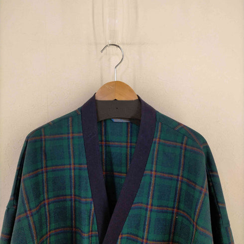 ペンドルトン PENDLETON MADE IN USA 三角タグ チェック柄 ウールカーディガン メンズ JPN:M