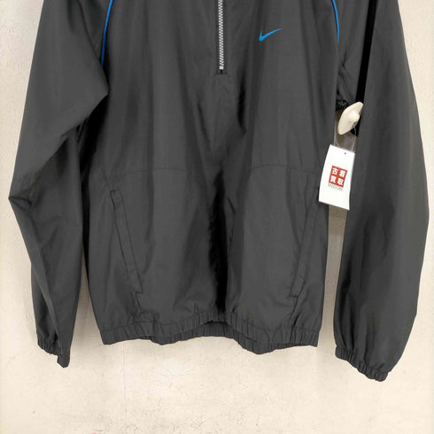 ナイキ NIKE スウッシュ刺繍 ハーフジップ ナイロンプルオーバー メンズ JPN:M