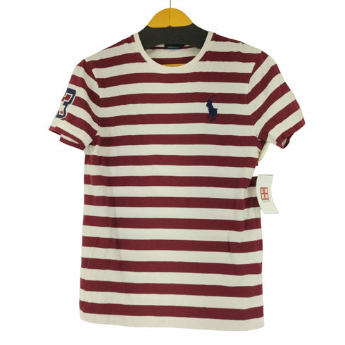 ポロラルフローレン POLO RALPH LAUREN ビッグポニー刺繍 アームナンバリング ボーダーTシャツ メンズ JPN:S