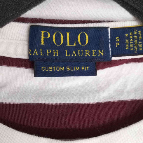 ポロラルフローレン POLO RALPH LAUREN ビッグポニー刺繍 アームナンバリング ボーダーTシャツ メンズ JPN:S