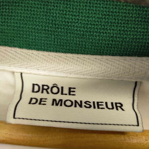 ドロールドムッシュ DROLE DE MONSIEUR フロッキーロゴリボンリンガーTシャツ メンズ JPN:M