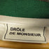 ドロールドムッシュ DROLE DE MONSIEUR フロッキーロゴリボンリンガーTシャツ メンズ JPN:M