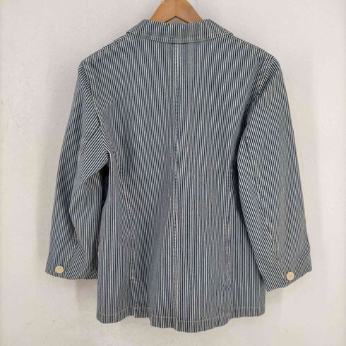フメイ JONES NEW YORK SPORT ヒッコリー 3Bテーラードジャケット レディース import:M