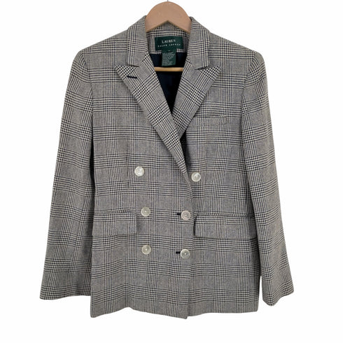 ローレンラルフローレン LAUREN RALPH LAUREN 千鳥格子 ダブルテーラードジャケット レディース 6