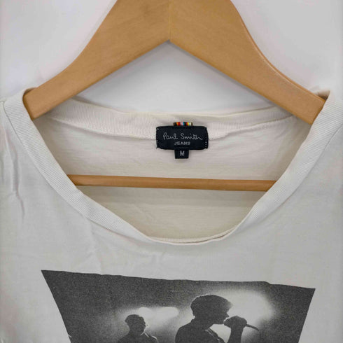 ポールスミスジーンズ PaulSmith jeans ポールスミスジーンズ CONTROL フォトプリント シングルステッチ バンドムービーTシャツ メンズ import:M