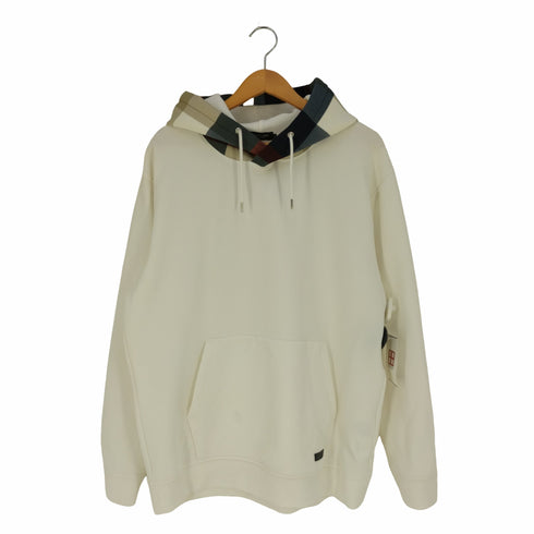 ブラックレーベルクレストブリッジ BLACK LABEL CRESTBRIDGE パーシャルチェックフーディー プルオーバーパーカー メンズ LL