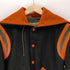 ディロング Delong 80s Wool Hooded Award Jacket ウール フーデッド セーターカラー アワードジャケット メンズ US:36