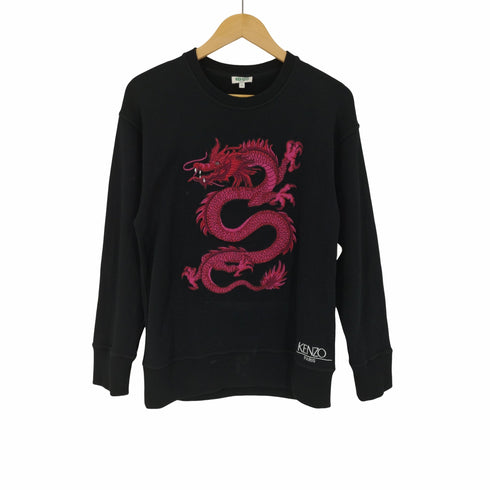 ケンゾー KENZO Dragon Sweatshirt 龍刺繍 スウェット プルオーバー レディース JPN:S
