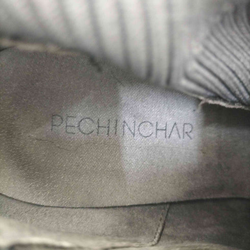 ペシンシャ PECHINCHAR フリル×ラインリブソックスブーツ レディース JPN:36