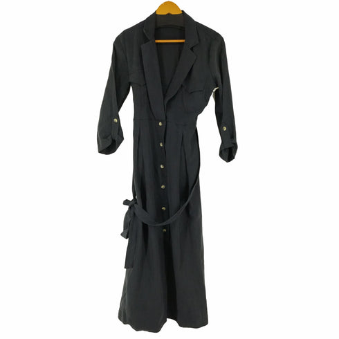 ザラ ZARA フラップポケット シャツワンピース レディース import:M