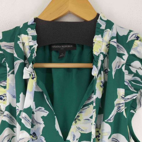 バナナリパブリック BANANA REPUBLIC 花柄フリルワンピース レディース 4