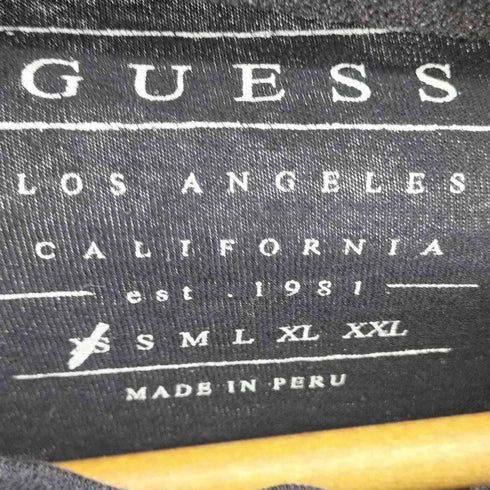 ゲス GUESS トライアングルロゴ フロントプリントTシャツ メンズ import:XS