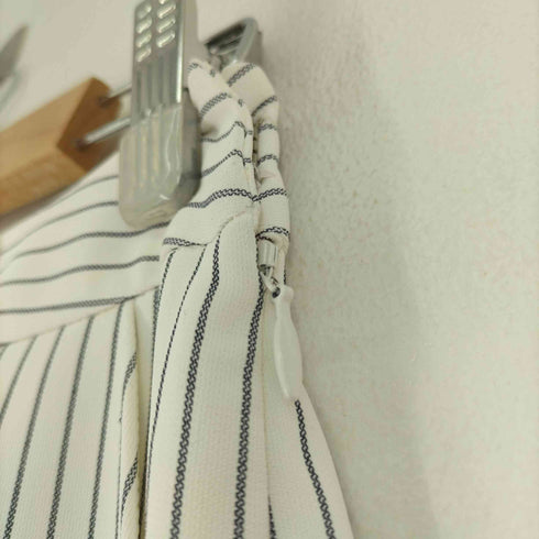 ユナイテッドアローズグリーンレーベルリラクシング UNITED ARROWS green label relaxing ストライプ ワイドパンツ レディース JPN:38