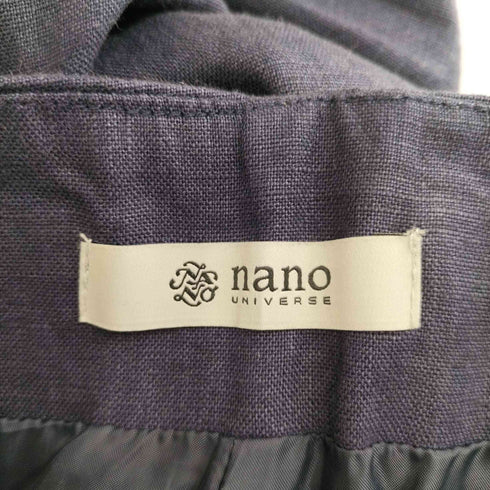 ナノユニバース nano universe リネンワイドパンツ レディース JPN:38