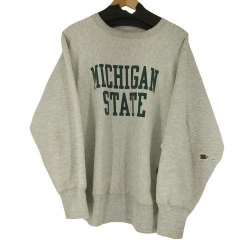 チャンピオン Champion 90S 繍タグ MICHIGAN STATE REVERSE WEAVE メンズ JPN:L