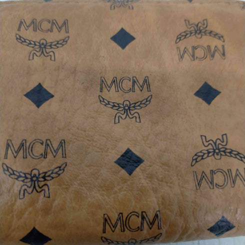 エムシーエム MCM MINI AREN ジップ ウォレット ヴィセトスオリジナル コニャック COGNAC ラウンドジップウォレット メンズ ONE SIZE