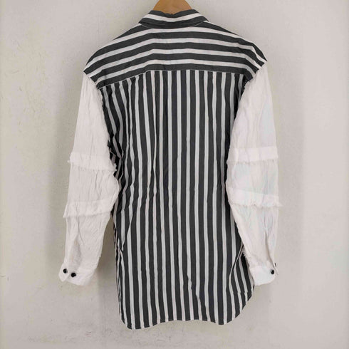 ミルク ボーイ MILK BOY TUCKED GAUZE 再構築 シャツ メンズ