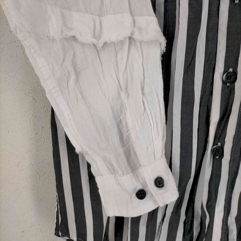 ミルク ボーイ MILK BOY TUCKED GAUZE 再構築 シャツ メンズ