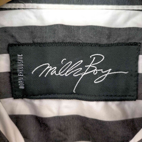 ミルク ボーイ MILK BOY TUCKED GAUZE 再構築 シャツ メンズ