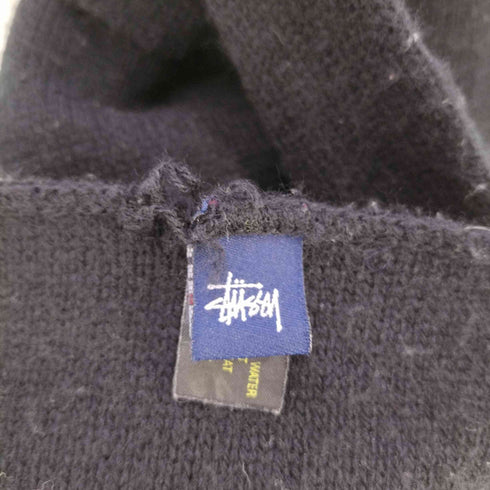ステューシー Stussy 90s USA製 OLD 紺タグ マフラー メンズ