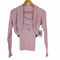 クレージュ courreges カシミヤ混ロゴスパンコールラメデザインカーディガン レディース JPN:38