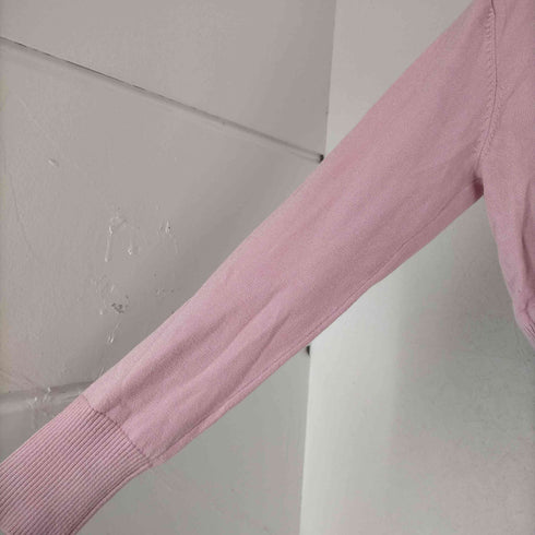 クレージュ courreges カシミヤ混ロゴスパンコールラメデザインカーディガン レディース JPN:38