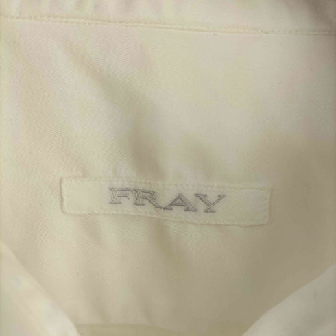 FRAY イタリア製 コットン レギュラーカラーシャツ メンズ