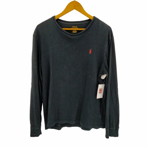 ポロラルフローレン POLO RALPH LAUREN CUSTOM FIT ポニー刺しゅう L/STシャツ メンズ import:L
