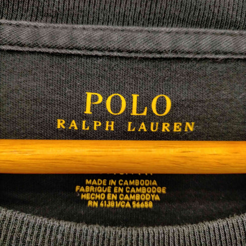 ポロラルフローレン POLO RALPH LAUREN CUSTOM FIT ポニー刺しゅう L/STシャツ メンズ import:L