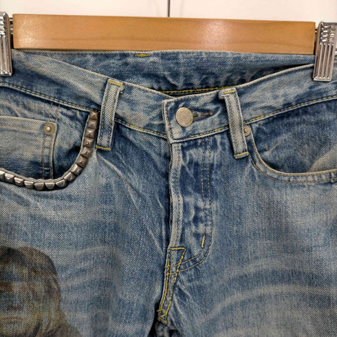 ヒステリックグラマー HYSTERIC GLAMOUR 90S~00S スタッズペイントスリムデニム メンズ 28