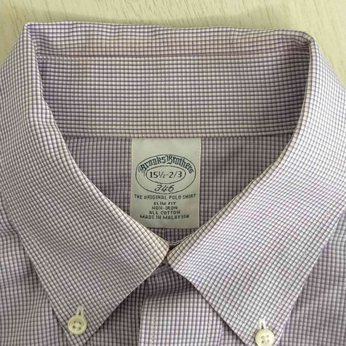 ブルックスブラザーズ 346 BROOKS BROTHERS ボタンダウンドレスシャツ メンズ 15 1/2-2/3