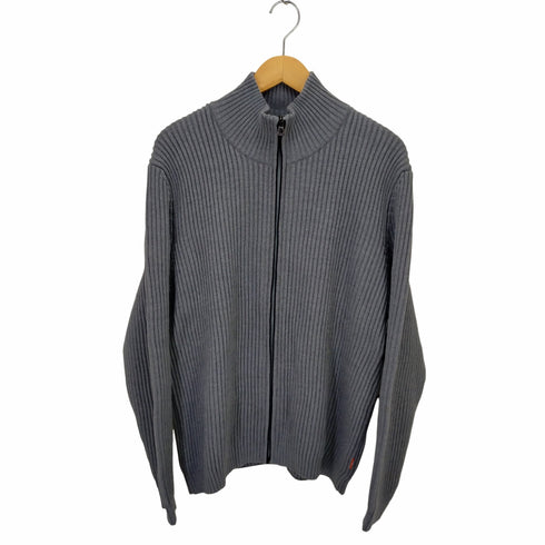 ヒューゴボス HUGO BOSS 90-00s 旧タグ オレンジタグ ジップアップ ドライバーズニット メンズ XXXL