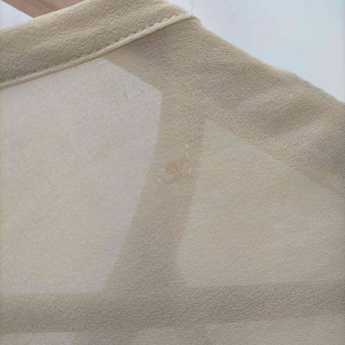 トリココムデギャルソン tricot COMME des GARCONS 半袖 シースルー ギャザー ワンピース レディース JPN:M