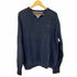 トミーヒルフィガー TOMMY HILFIGER ロゴ刺繍 コットン Vネックニット メンズ import:L