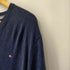 トミーヒルフィガー TOMMY HILFIGER ロゴ刺繍 コットン Vネックニット メンズ import:L