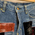 N NUMBER 03AW カート期 パッチワークベロアデニムパンツ メンズ SIZE0 LENGTH28