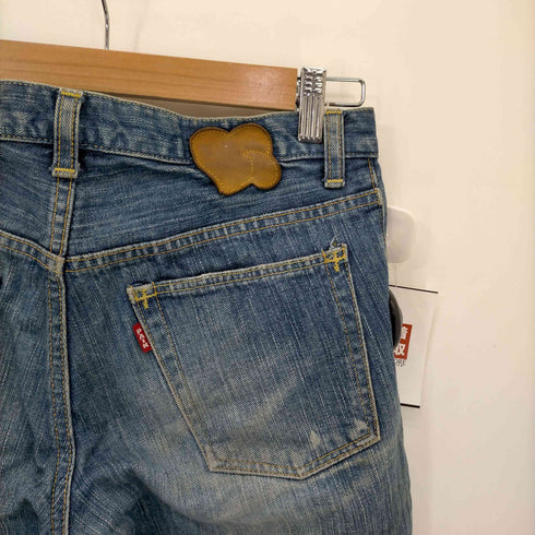 N NUMBER 03AW カート期 パッチワークベロアデニムパンツ メンズ SIZE0 LENGTH28