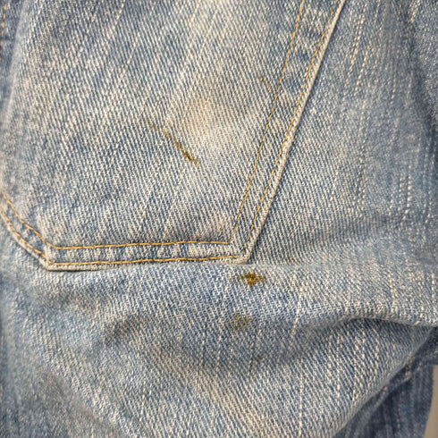 N NUMBER 03AW カート期 パッチワークベロアデニムパンツ メンズ SIZE0 LENGTH28
