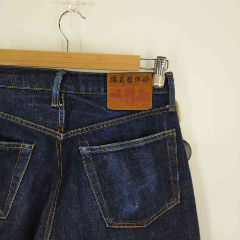備美藍洋袴 BIBI JEANS 331XX セルビッジ ボタンフライインディゴデニム メンズ 30
