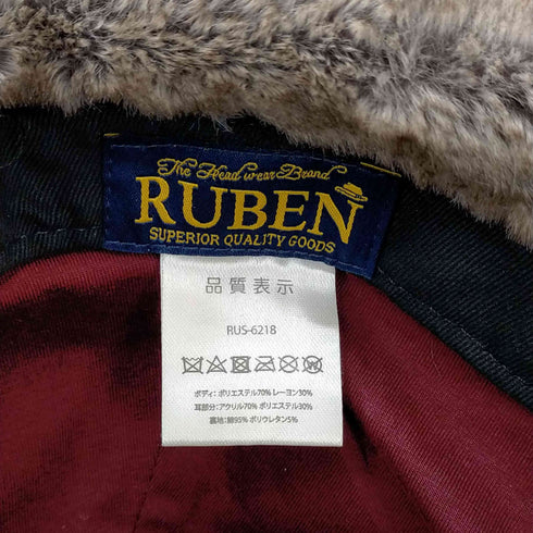 ルーベン RUBEN フライトキャップ メンズ