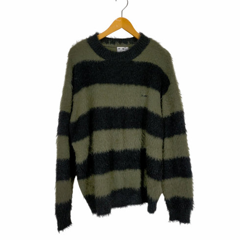 エックスガール X-girl 22AW WIDE STRIPE KNIT TOP レディース ONE SIZE
