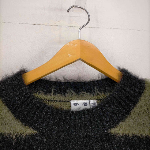 エックスガール X-girl 22AW WIDE STRIPE KNIT TOP レディース ONE SIZE