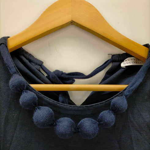 ブルネロ クチネリ Brunello Cucinelli ストレッチ ノースリーブ デザイン ワンピース レディース import:S