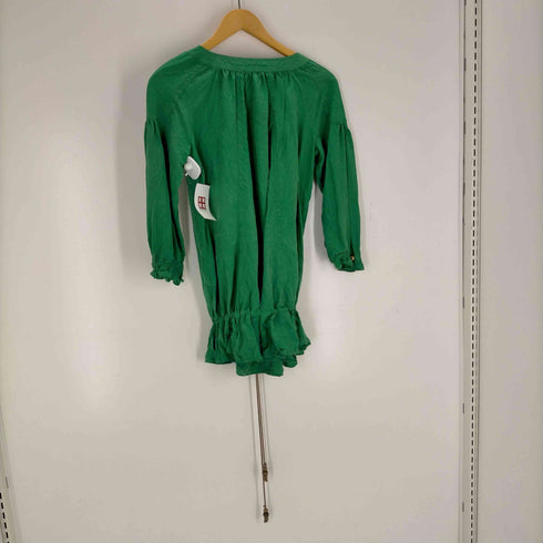 ダイアンフォンファステンバーグ DIANE VON FURSTENBERG シルクギャザーブラウス レディース 0