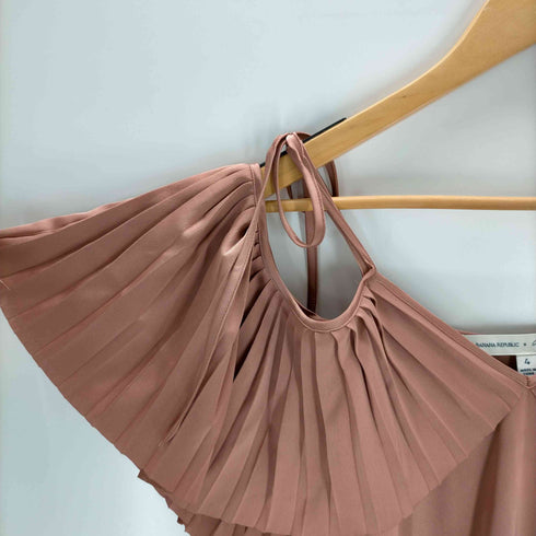 バナナリパブリック BANANA REPUBLIC プリーツ フリルワンピース レディース 4