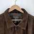 エディーバウアー Eddie Bauer ビッグサイズ レザー スエード ジップアップ ジャケット メンズ TALL GRAND L/G