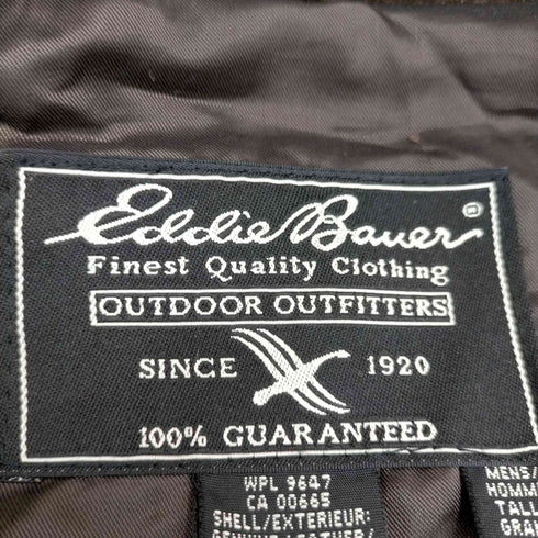 エディーバウアー Eddie Bauer ビッグサイズ レザー スエード ジップアップ ジャケット メンズ TALL GRAND L/G