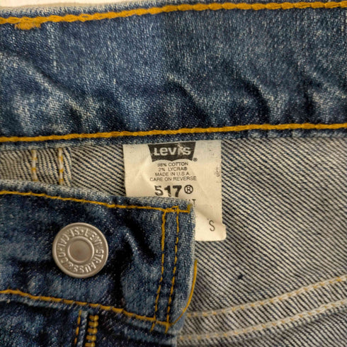 リーバイス Levis 00S USA製 ボタン裏513 517 BOOT CUT SLIM FIT デニムパンツ メンズ S